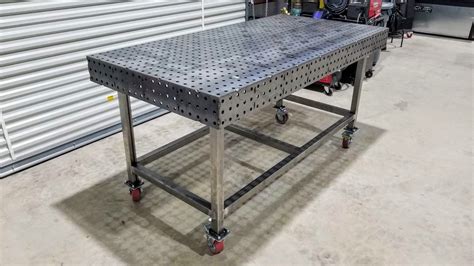 metal fabrication work table|metal fixture table.